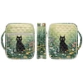 thumbnail image 6 of FOR U DESIGNS Cat Daisy Pattern Bible Cover Portable Bible Carrying Case Lightweight Church Bag Bible Protective Bible Carrier Tote Bag Christian Gifts Accessories, 6 of 7