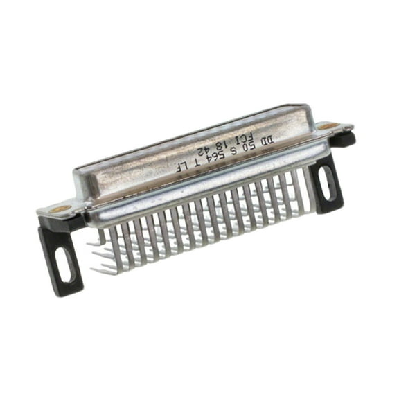 Pack of 2 DD50S564TLF Connector 50 Position D-Sub Receptacle, Female Sockets :RoHS