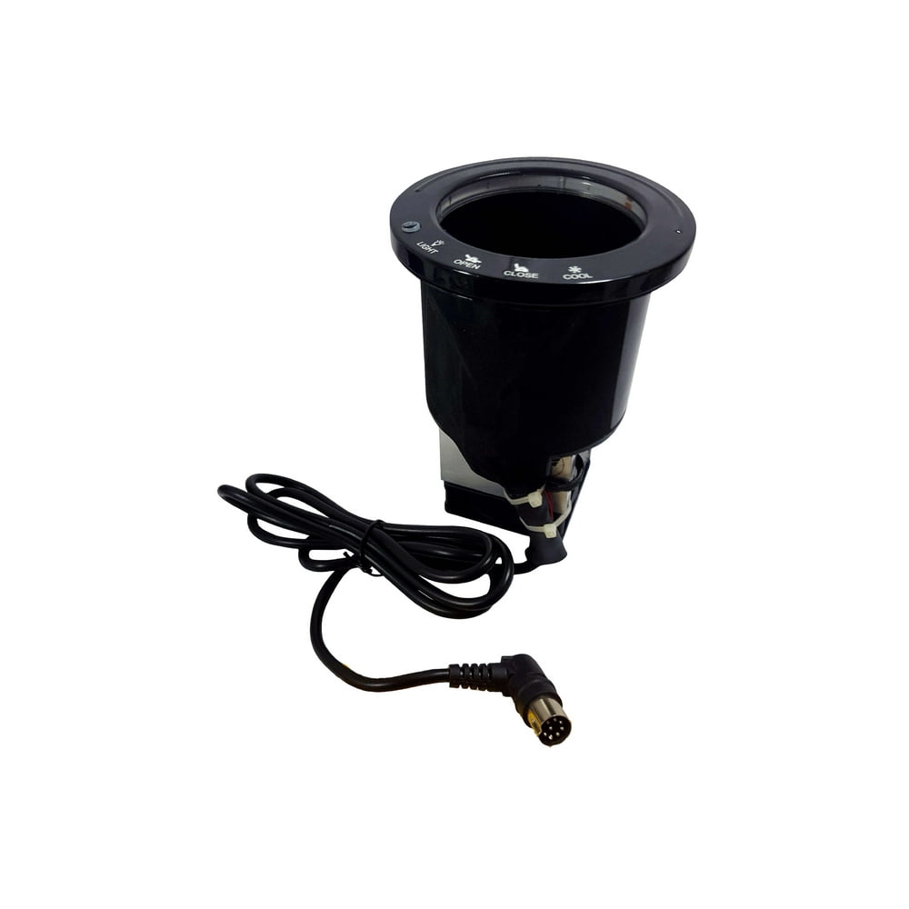 Touch Function Cup Holder With Drink Cooling Fan, Blue LED and Controls