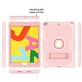 thumbnail image 5 of iPad 10.2 Case with PET Screen Protector, Kids Case For iPad 7th Generation with Pencil Holder, Heavy Duty Rugged Dropproof Shockproof Case Kickstand Protective Cover, Rosegold, 5 of 6