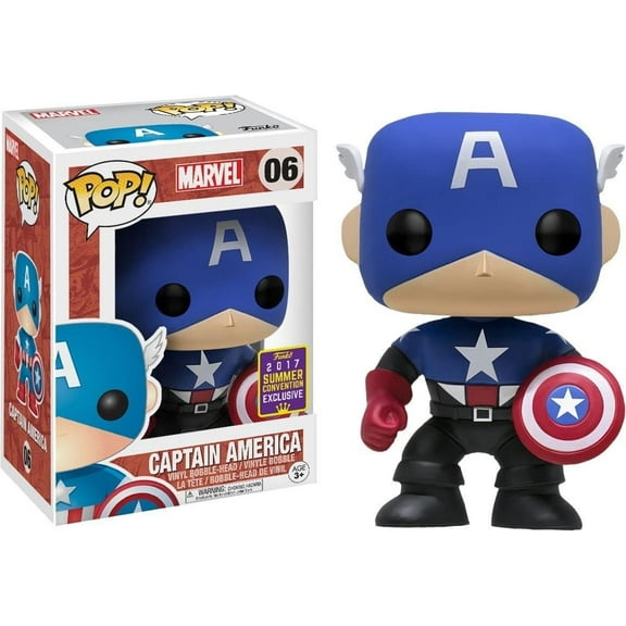 Pop! Marvel Vinyl Bobble-Head Captain America (Bucky) #06 2017 Summer Convention Exclusive