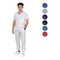 thumbnail image 1 of Pijama Quirurjica Uniforme Medico Jogger Hombre Algodon Blanco, 1 of 5