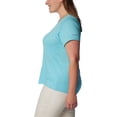 thumbnail image 3 of Columbia Daisy Days - Playera Estampada de Manga Corta para Mujer, Color Aguamarina Jaspeado/Volante Elegante, Talla 2X, 3 of 10
