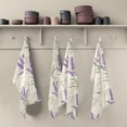 thumbnail image 5 of Coolnut Beautiful Lavender Kitchen Dish Towel Set of 4, Super Soft Absorbent Cleaning Cloth, Reusable Quick Drying Kitchen Towel for Home, Kitchen Washcloth Gift, 5 of 7