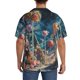 thumbnail image 3 of Fotbe Starry Sky Planet Lollipop Camisa Estampada de Manga Corta para Hombre, Casual de Verano, Estilo Playero, Sin Arrugas-Large, 3 of 5