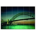 thumbnail image 1 of Bridge Picture Ceramic Tile Mural Kitchen Backsplash Bathroom Shower, 404332-XL6, 1 of 3