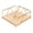 Gold, variant on Modern Metal Napkin Holder, 7X7X2.75inch Square Flat Napkin Stand, Weighted Arm Napkin Dispenser, Rustic Iron Napkin Tray, Elegant Table Napkin Organizer, Decorative Napkin Rack for Kitchen