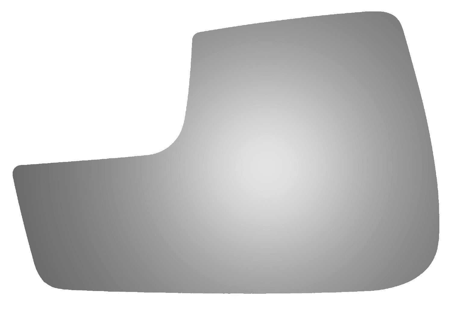 Burco Side View Mirror Replacement Glass - Clear Glass - 4493