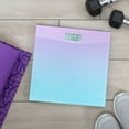 thumbnail image 6 of Bath Bliss Glass Digital Bathroom Scale in Ombre, Battery Powered, 330 lb Capacity, 6 of 8