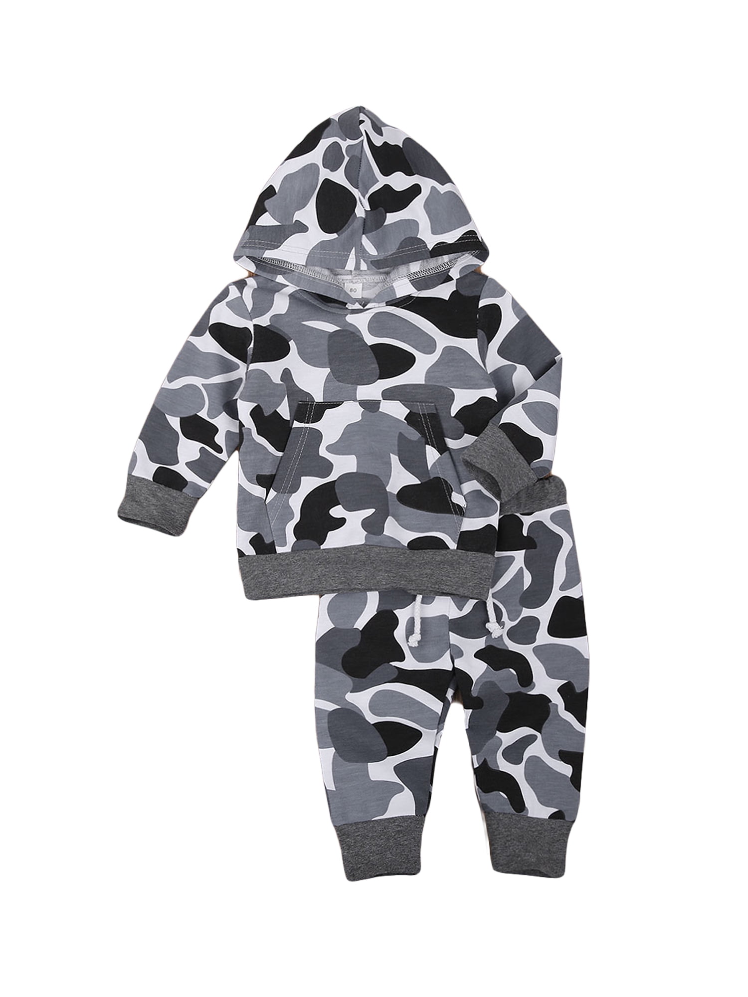 Long-sleeved Suit Camouflage Hooded 