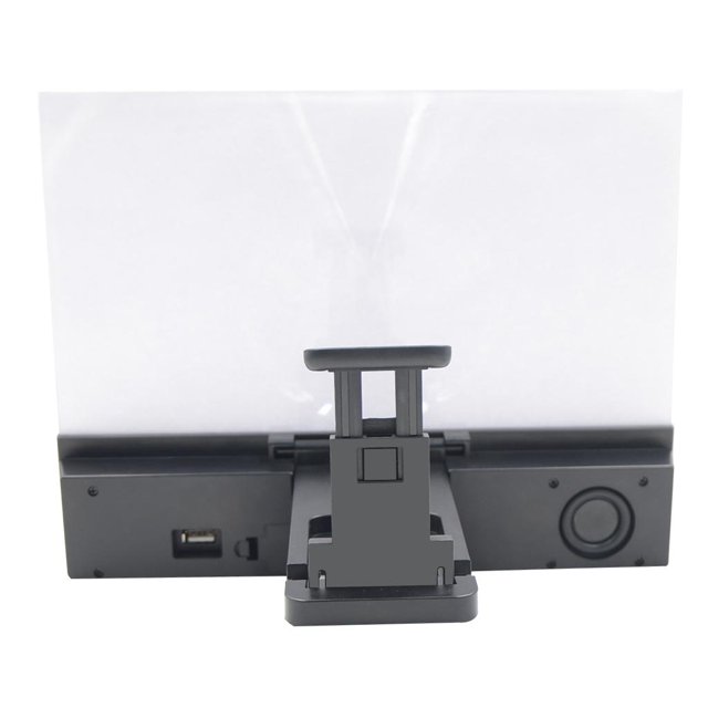 Amplificador de Teléfono con Pantalla de Alta Bluetooth de Vídeo de 12 "para Películas de Teléfonos Inteligentes Baoblaze Lupa de teléfono móvil nuevo