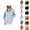 B-Light Blue, variant on 3-in-1 Windbreaker Jacket for Women Men Fall Winter Detachable Fleece Windproof Waterproof Zip Up Ski Jacket Outerwear