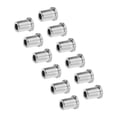 thumbnail image 1 of Guitar 12PCS Guitar Through Body Ferrules Replacement Metal String Bushing for Electric Guitar, 1 of 7
