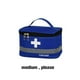 thumbnail image 3 of Bolsa de botiquín de primeros auxilios portátil, ligera, impermeable, bolsas de medicina, tela Oxford, caja médica, cocina, negocios al aire Almacenamiento y organización del hogar Azul Medio Injueey HA077081-04, 3 of 6