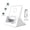 White, variant on Elnone 15W Fast Qi Charging Stand, Universal Phone Charger for iPhone & Samsung Devices, White