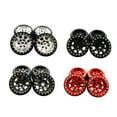 thumbnail image 3 of ZheElen 4pcs 1.9 Wheel Rims For ECX 1-12 Barrage Stability And Performance ECX 1-12 Silver Black, 3 of 6