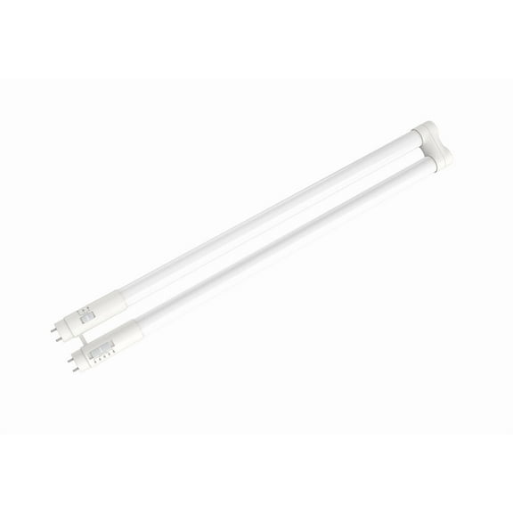 LED 2ft Glass T8 Tube 9W 5000K Dual End Bypass DLC Listed (Eiko) Part # 12930