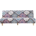 thumbnail image 1 of CHOK 2024 Futon Slipcover Armless Sofa Covers Stretch Sofa Bed Slipcover Protector Elastic (Light Gray Animal), 1 of 9