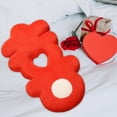 thumbnail image 1 of Almohada de felpa BLESIY Cojín rojo de boda San Valentín gruesa palabra feliz para sala de estar Sofá y Dormitorio, 1 of 8