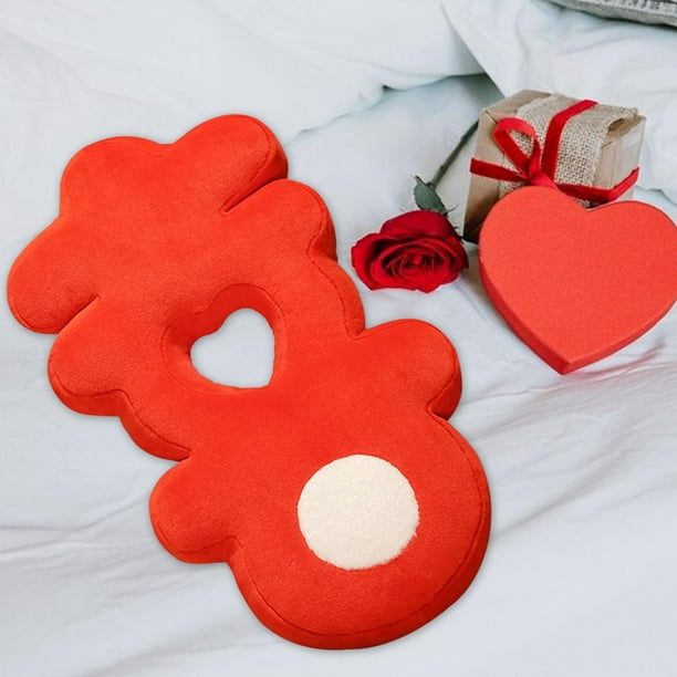 Almohada de felpa Xi Word, decoración del Día de San Valentín