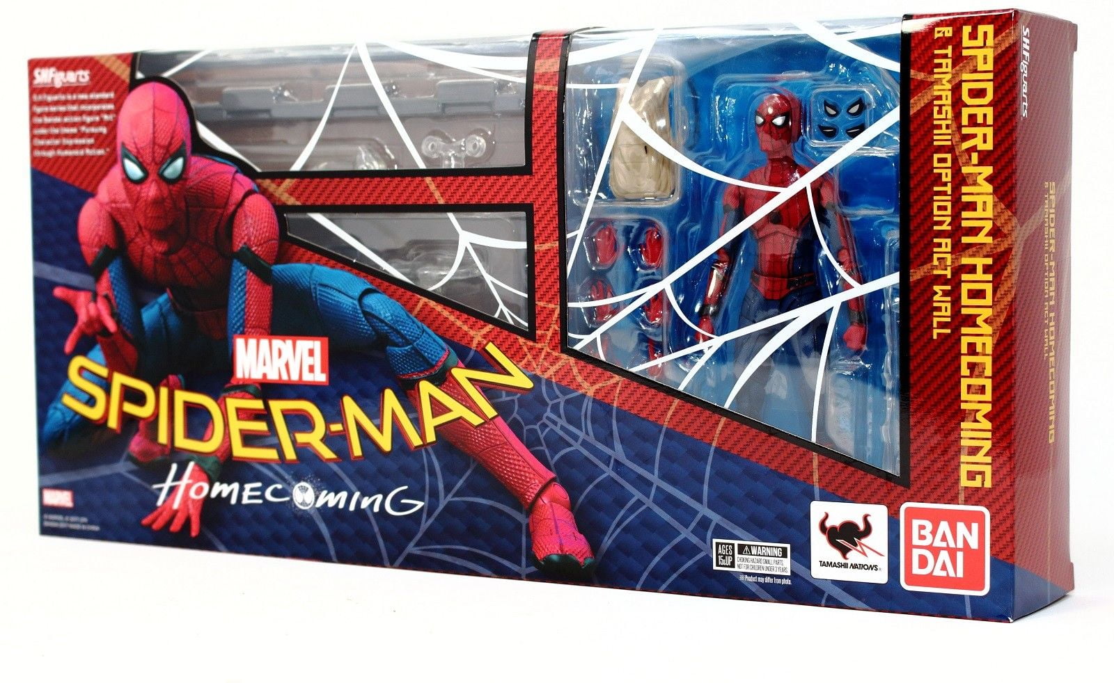 spider man homecoming action figure sh figuarts