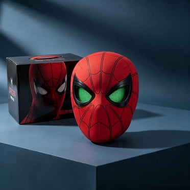 Electric Spider Hero Mask Ring Remote Control Winking LED Red Blue ...