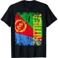 thumbnail image 2 of ERITREA Flag Vintage Distressed ERITREA T-Shirt, 2 of 3