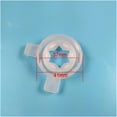 thumbnail image 3 of PinesC Accessoires pour Machine à Crème Glacée 3 en 1 Capuchons de Modélisation Blancs Pièce de Rechange Couvercles en Forme d'Étoile Accessoires de Machine à Crème Glacée Douce Remplacement Diamètre Intérieur 37mm une Couleur, 3 of 5