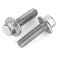 thumbnail image 4 of Pernos de cabeza hexagonal con brida M8 x 40 mm Tornillos hexagonales de brida Acero inoxidable 18-8 (304) Acabado liso 15 PCS, 4 of 5