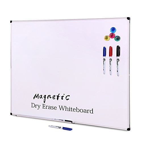 11.25 x 8.5 Dry Erase Board 2-Pack Black and White 