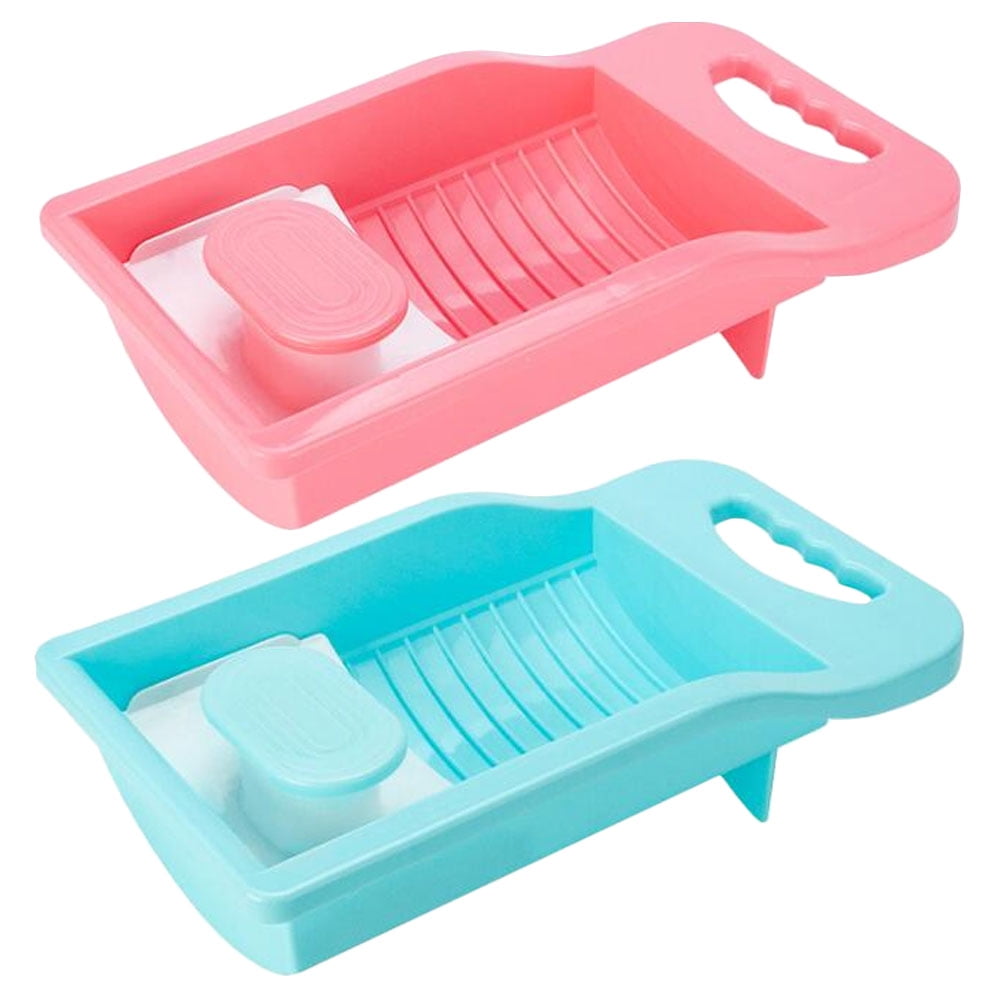 NUOLUX Hand Wash Boardwashing Washboard Laundry Mini Basin Clothes Non