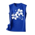 thumbnail image 3 of LSLJS Blouse Sans Manches Imprimée Mode Décontractée pour Femmes Col Rond Sexy Pull-Over Slim, Débardeurs pour Femmes, 3 of 4