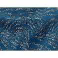 thumbnail image 4 of oneOone Viscose Jersey Blue Fabric Skins Animal Quilting Supplies Print Sewing Fabric By The Yard 60 Inch Wide, 4 of 5