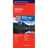 Easy To Read Idaho State Map