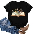 thumbnail image 2 of Basic Fitted Tees Elegant Blouses for Women 2025 Womens T Shirts Loose Fit Workout, 2 of 3