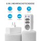 thumbnail image 3 of Adaptador de Enchufe 6 en 1 de 4000W/16A con USB-C PD 20W y 3 Puertos USB Sin Cable Compacto para Viaje, 3 of 7
