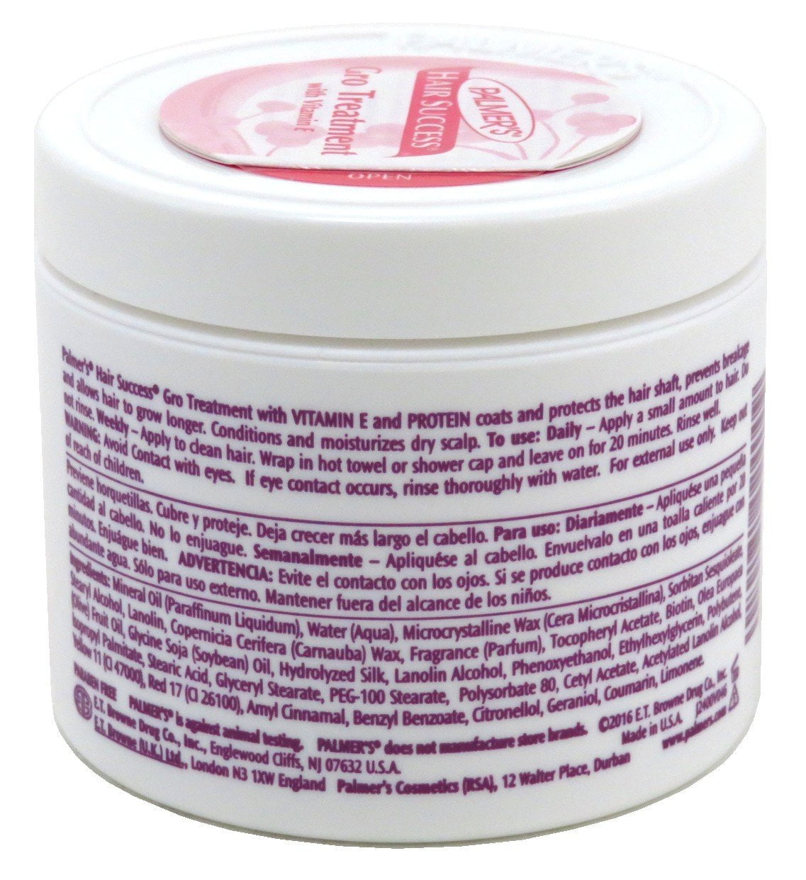 Palmer's Hair Success Gro Treatment With Vitamin E 3.50 oz (Pack of 4)
