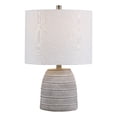 thumbnail image 1 of Uttermost 1-Light Coastal Concrete Stone & Steel Table Lamp in Gray/White, 1 of 6