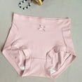 thumbnail image 2 of Nmnitkp Ladies Underwear Panties Hipster Panties for Women Comfortable Solid Color Plus Size Panties Abdominal Panties Hight Waiste Underpants, 2 of 3