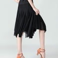 thumbnail image 6 of Women's Ballroom Dancing 360 Degree Long Swing Latin Salsa Rumba Flamenco Dance Skirts for Practice, 6 of 6