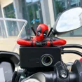 thumbnail image 4 of 1/3 Pcs Cartoon Deadpools Action Figure Sitting Lying Posture Model Car Office Accessory Decoration Collection Figurine Gifts, 4 of 5