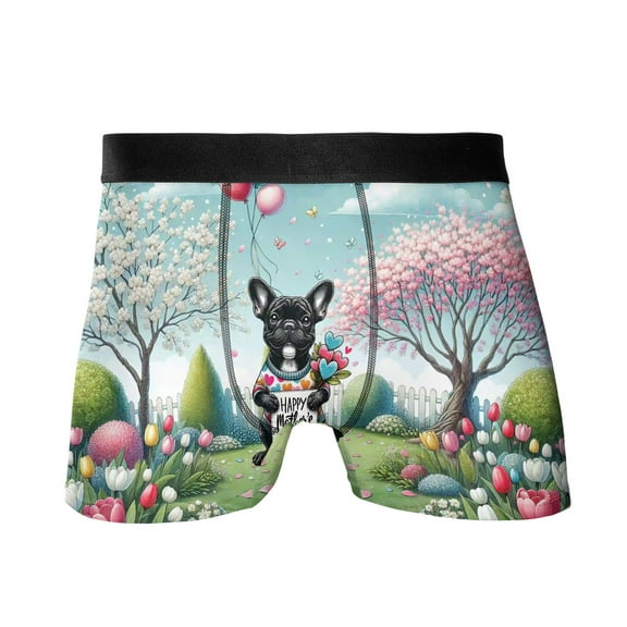 Happy Mother's Day Best French Bulldog Mom Ever All Over Print Boxer Briefs Underwear for Men Dad Dog Lover Gifts - 03002