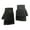 Black, variant on Half-Finger Gloves with Mitten Cover Women Wool Blend Knitted Mitten