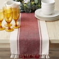 thumbnail image 4 of DII Ribbed Dobby Stripe 13x72"Table Runner, 4 of 5
