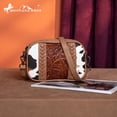 thumbnail image 7 of Montana West Cow Print Crossbody Bag for Women Western Tooled Design with Built in Card Holder, Stylish and Functional Purse, Brown, 7 of 7