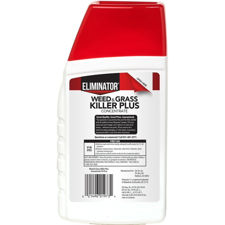 Eliminator Weed Grass Killer Plus Concentrate Herbicide 16 oz