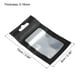 thumbnail image 2 of Bolsas holográficas Uxcell 3.9x2.4", paquete de 100 bolsas de plástico aluminizado resellables para pequeñas cosas, negro, 2 of 5