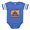 Royal Blue, variant on CafePress - Wyomin Escalator - Cute Infant Baby Football Bodysuit