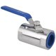 thumbnail image 2 of Daboolka Válvula de bola de acero inoxidable Manual industrial G1in Rosca de 2 vías para agua del grifo, 2 of 8