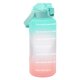 thumbnail image 3 of Muyoka Botella de agua motivacional de 2 litros con marcas de tiempo Jarra de agua de gran capacidad Botella de bebida deportiva portátil con pajita y asa Taza de bebida sin BPA para viajes al aire li Muyoka Hogar, 3 of 7
